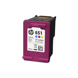 HP 651 cartouche d''encre Ink Advantage trois couleurs